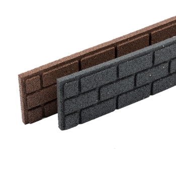 Obrzeże ogrodowe palisada Bricks 15 cm brązowy