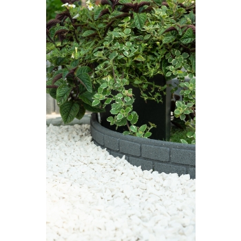 Obrzeże ogrodowe palisada Bricks 9 cm szary