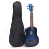 Ukulele Sopranowe drewniane ręcznie wykonane kolor Niebieski Opalany