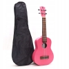 Ukulele Sopranowe drewniane ręcznie wykonane kolor Różowy
