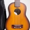 Ukulele Sopranowe drewniane ręcznie wykonane kolor Pomarańczowy Opalany