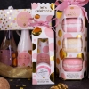 Zestaw musujących kul do kąpieli Macarons Tea Rose & Velvet makaroniki 3szt