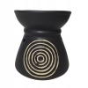 Kominek Zapachowy Żywioły Ciemnobrązowy Spirala 9 cm