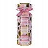 Zestaw musujących kul do kąpieli Macarons Tea Rose & Velvet makaroniki 3szt