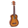 Ukulele Sopranowe drewniane ręcznie wykonane kolor Pomarańczowy Opalany