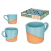 Filiżanka do espresso z uchem Taza Cafe Barro 80 ml turkusowa
