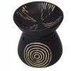 Kominek Zapachowy Żywioły Ciemnobrązowy Spirala 9 cm