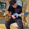 Ukulele Sopranowe drewniane ręcznie wykonane kolor Czerwony Opalany