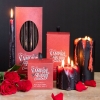 Zestaw Świec Stożkowych Vampire Blood - Efekt Krwawiącego Wosku, 8 sztuk