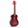 Ukulele Sopranowe drewniane ręcznie wykonane kolor Czerwony Opalany