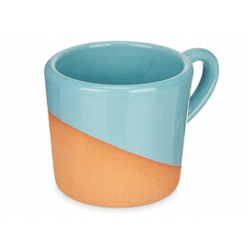 Filiżanka do espresso z uchem Taza Cafe Barro 80 ml turkusowa