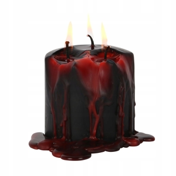 Świeca Vampire Blood - krwawiąca Halloween Krew Wampira 8 cm mała