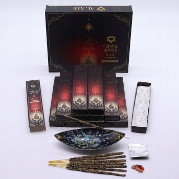 Kadzidełka Crystal Scents – szafran i czerwony agat, 8 szt.