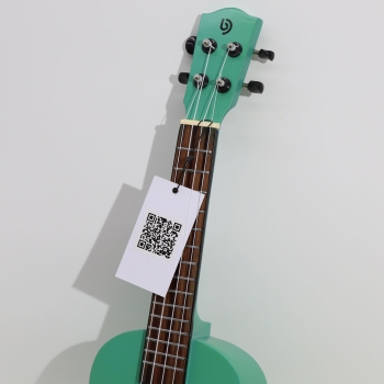 Ukulele Sopranowe drewniane ręcznie wykonane kolor Turkusowy