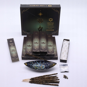 Kadzidełka Crystal Scents – ruta i labradoryt, 8 szt.