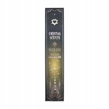 Kadzidełka Crystal Scents – wanilia i tygrysie oko, 8 szt.