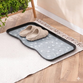 Ociekacz na buty Szare Łapki 38 x 75 cm