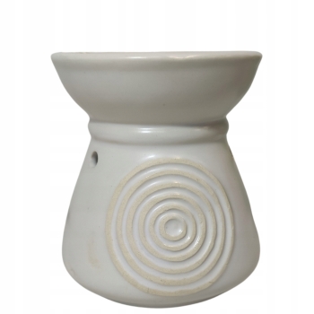 Kominek Zapachowy Żywioły Kremowy Spirala 9 cm