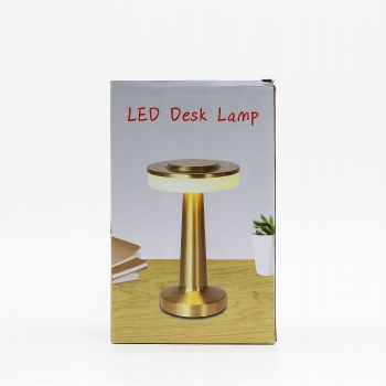 Lampka dotykowa LED Wysoka Złota Wieża – ładowanie USB