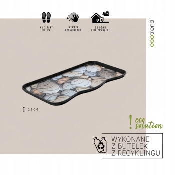 Ociekacz na buty duży River Stones 38 x 75 cm