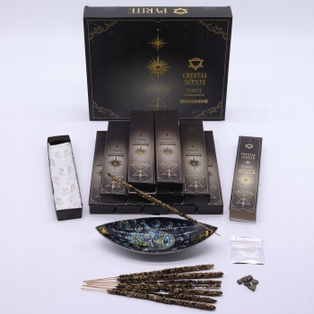 Kadzidełka Crystal Scents – cynamon i piryt, 8 szt.