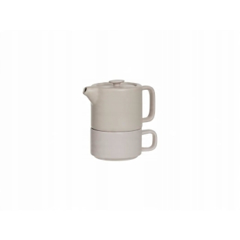Zestaw do herbaty Secret de Gourmet czajniczek z filiżanką 400 ml różowy