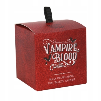Świeca Vampire Blood - krwawiąca Halloween Krew Wampira 8 cm mała