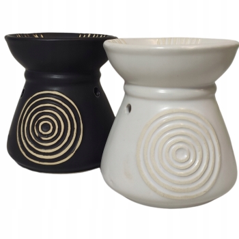 Kominek Zapachowy Żywioły Ciemnobrązowy Spirala 9 cm