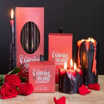Świeca Vampire Blood - krwawiąca Halloween Krew Wampira 8 cm mała