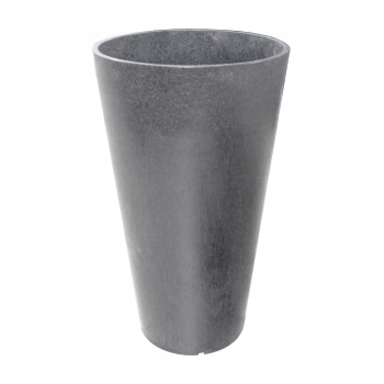 Donica ogrodowa CONCERTO 50 cm okrągła szara