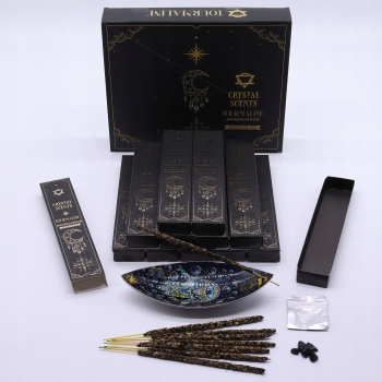 Kadzidełka Crystal Scents – drzewo sandałowe i turmalin, 8 szt.