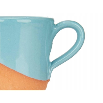 Filiżanka do espresso z uchem Taza Cafe Barro 80 ml turkusowa