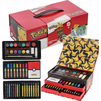 Zestaw plastyczny Pokemon – 42 elementy w pudełku