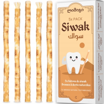 Miswak Orinko – zestaw 5 naturalnych szczoteczek do zębów