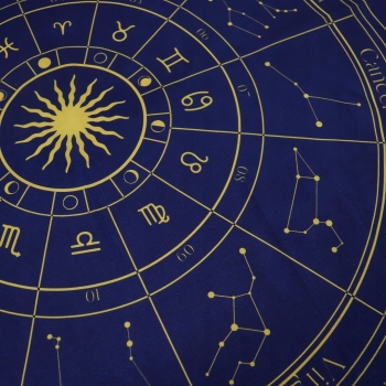 Obrus do tarota Zodiak 75 × 75 cm