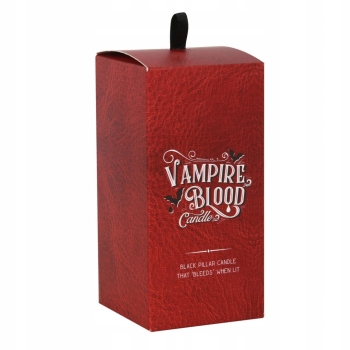 Świeca Vampire Blood - krwawiąca Halloween Krew Wampira 15,2 cm duża